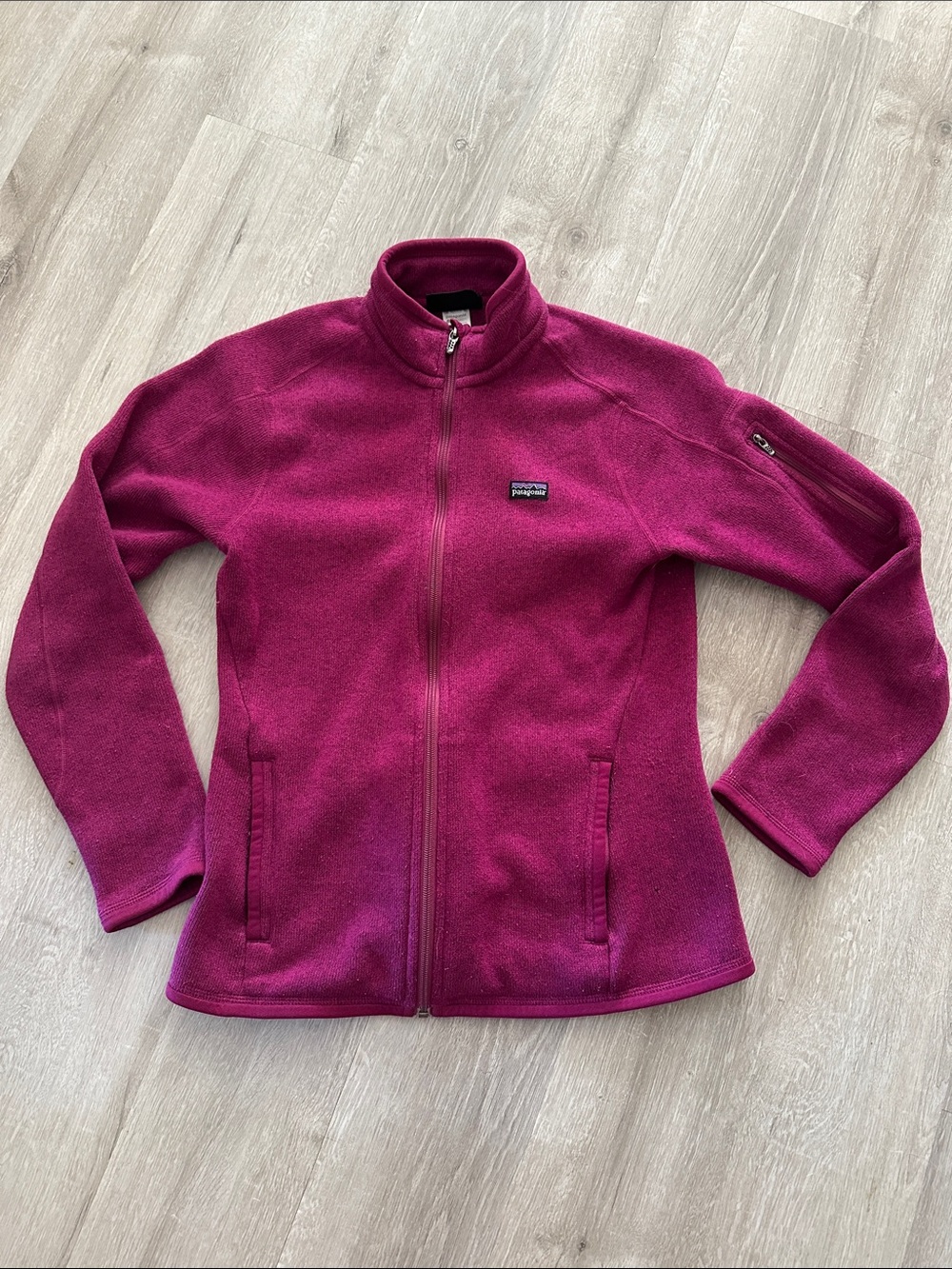 Patagonia Women’s Raspberry Full-Zip Teddy Fleece Jacket